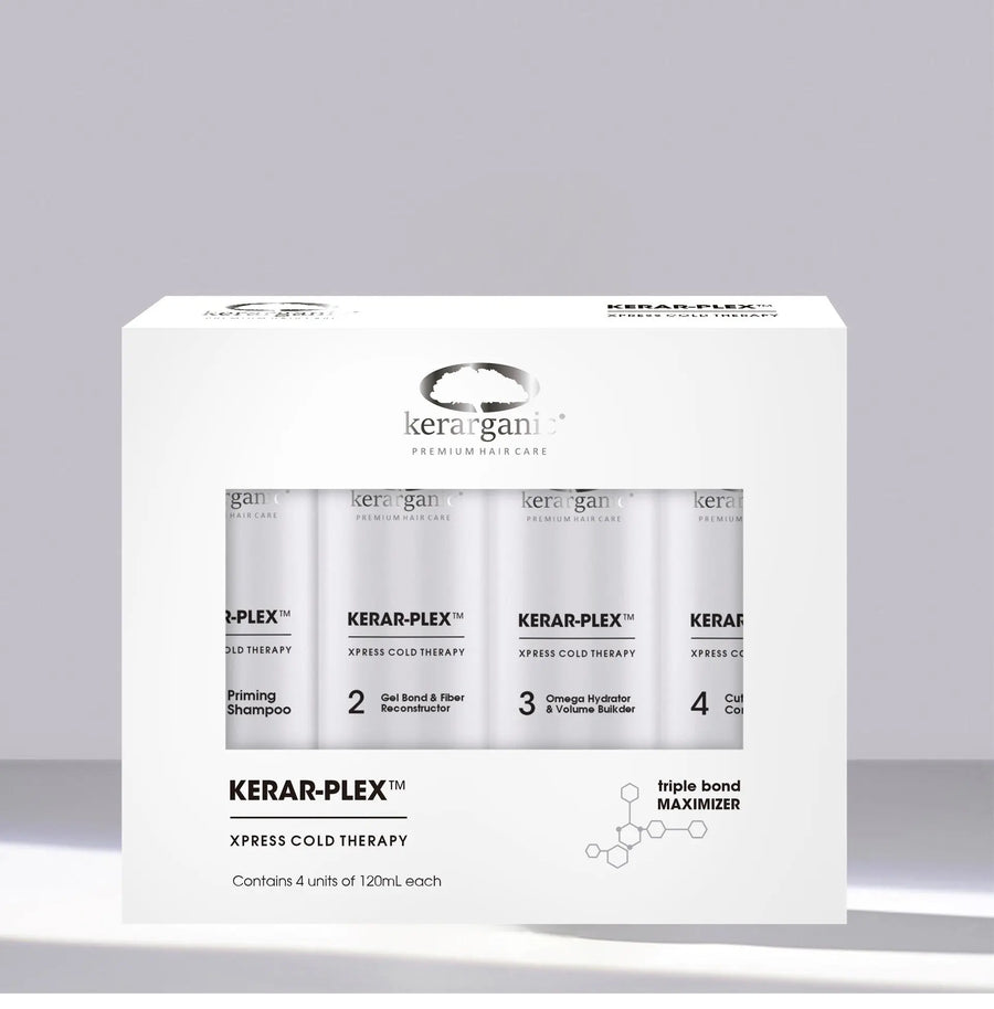 KERAR-PLEX TRIPLE BOND MAXIMIZER XPRESS COLD THERAPY 4-STEP SET KERARGANIC